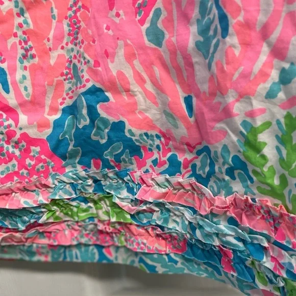 Lilly Pulitzer printed skirt sz 10 - Picture 3 of 6
